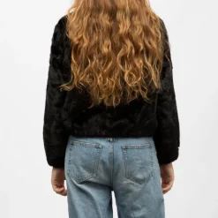 Manteau fourrure black h25bina f Femme GOLD AND SILVER