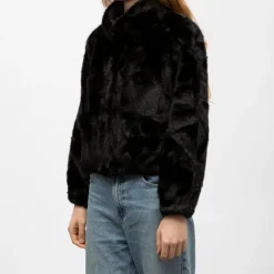 Manteau fourrure black h25bina f Femme GOLD AND SILVER