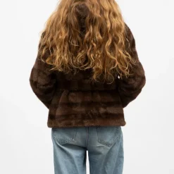 Manteau fourrure white h25bonbo Femme GOLD AND SILVER