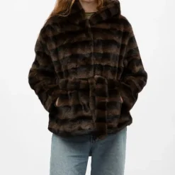 Manteau fourrure white h25bonbo Femme GOLD AND SILVER