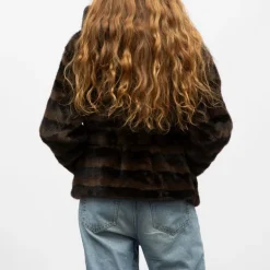 Manteau fourrure white h25bonbo Femme GOLD AND SILVER