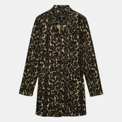 Manteau Katrine à motif léopard col V Femme VERO MODA