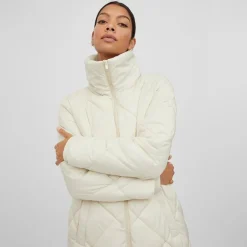 Manteau matelassé avec col haut viadaya noos 14074434 4139 Femme VILA