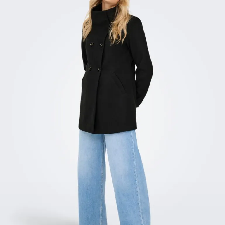 Manteau mi long blake col à revers Femme ONLY