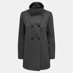 Manteau mi long blake col à revers Femme ONLY