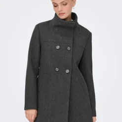 Manteau mi long blake col à revers Femme ONLY