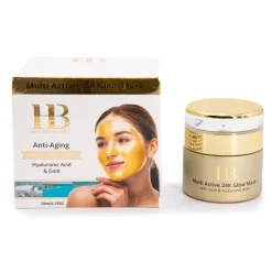 Masque lumineux en or 24k acide hyaluronique 50ml HEALTH & BEAUTY
