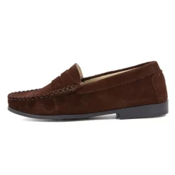 Mocassin 97 158 croute velour 448 marron fonce t36-41 Femme XAVIER DANAUD