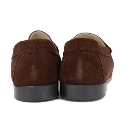 Mocassin 97 158 croute velour 448 marron fonce t36-41 Femme XAVIER DANAUD