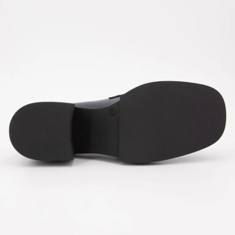 Mocassin à talons cuir abrasoft oceano Femme ELVIO ZANON