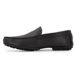 Mocassins élégants en cuir lisse Homme PIERRE CARDIN