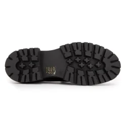 Mocassins noires cuir semelle épaisse Femme EXIT