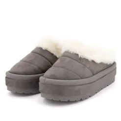 Mule à enfiler Pola doublure fausse fourrure Femme BURTON OF LONDON