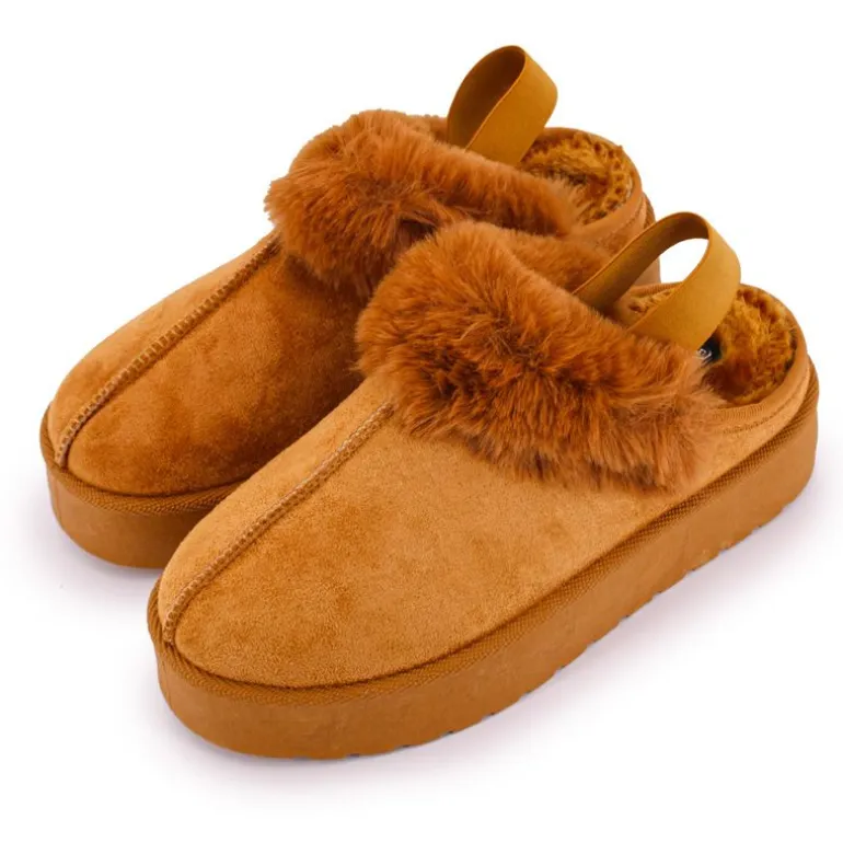 Mule fourree elastique derriere olympe Femme MANOUKIAN