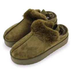 Mule fourree elastique derriere olympe Femme MANOUKIAN