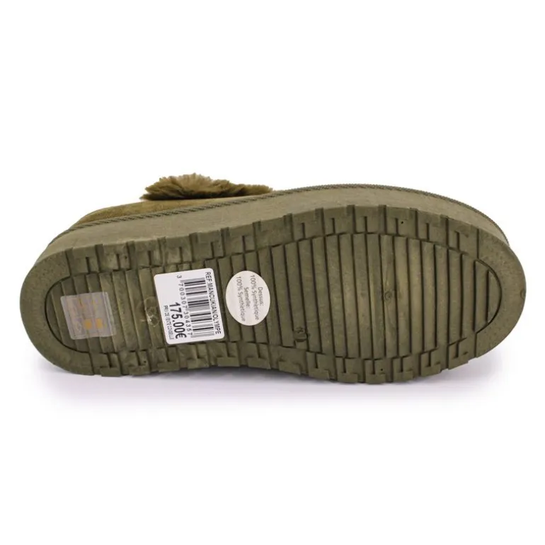 Mule fourree elastique derriere olympe Femme MANOUKIAN