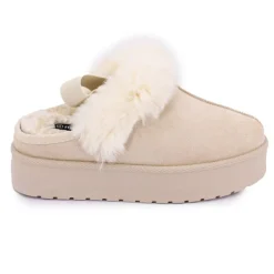 Mule fourree elastique derriere olympe Femme MANOUKIAN