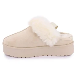 Mule fourree elastique derriere olympe Femme MANOUKIAN