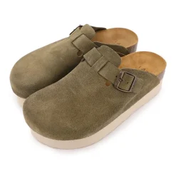 Mule suède plateforme miley Femme I AM