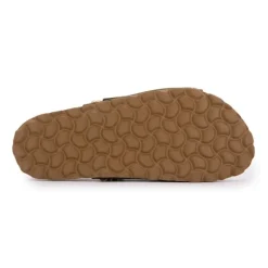 Mules à clous doubles brides en cuir Femme I AM