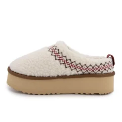 Mules basses mouton avec broderie Femme KELARA