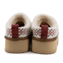 Mules basses mouton avec broderie Femme KELARA