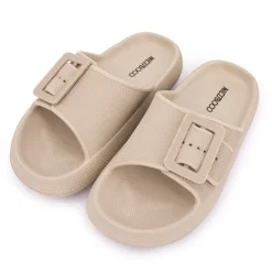 Mules beige avec bride à sangle Femme NICO BOCO