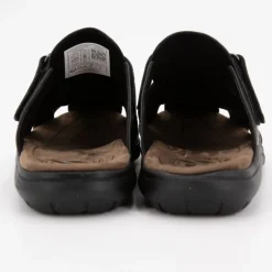 Mules black à scratch Homme ROMIKA