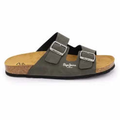 Mules boucle plate double bride uni Homme PEPE JEANS