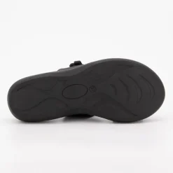 Mules compensées aura double bride noir Femme SCHOLL