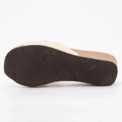 Mules compensées beige soleil avec bijoux Femme SCHOLL