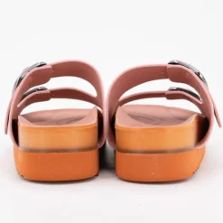 Mules compensées orange holographique vally Femme SCHOLL