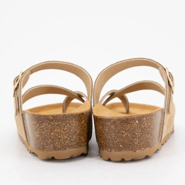 Mules cuir boreal mushroom Femme I AM