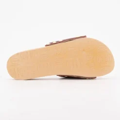 Mules cuir pescura bordeaux starlight semelle effet bois Femme SCHOLL