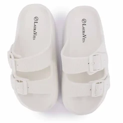 Mules double bride nuon texturée 35/43 Femme LAURA VITA