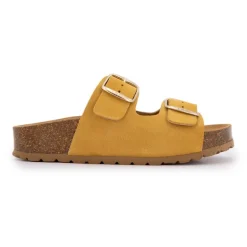 Mules double brides compensée en daim Femme I AM