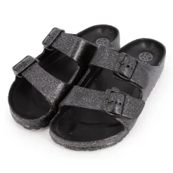 Mules en plastique glitter à enfiler Femme KELARA