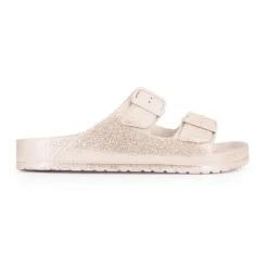 Mules en plastique glitter à enfiler Femme KELARA