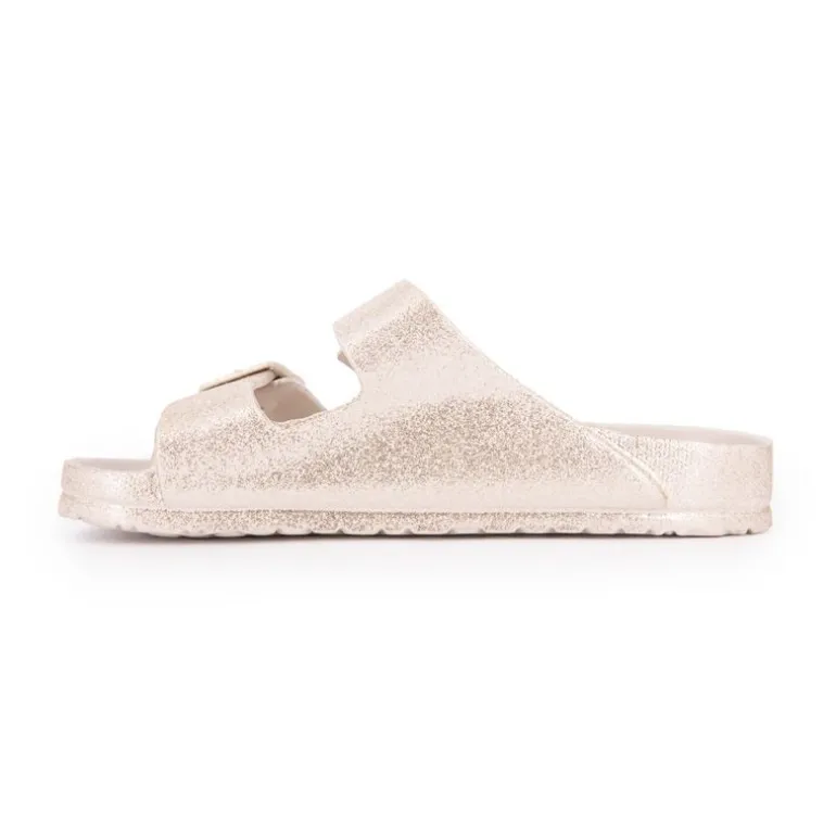 Mules en plastique glitter à enfiler Femme KELARA