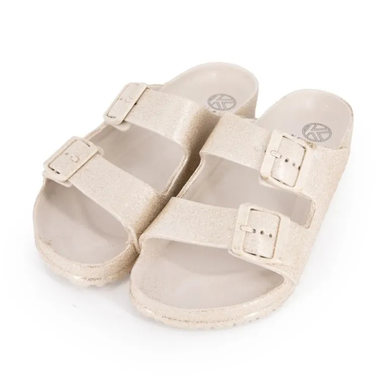 Mules en plastique glitter à enfiler Femme KELARA