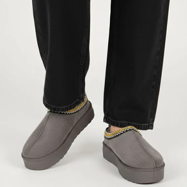 Mules Fourrées avec Liseré Christiane Femme MANOUKIAN