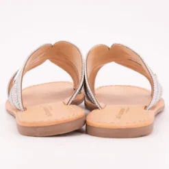 Mules habana argent avec strass Femme LES TROPEZIENNES PAR M.BELARBI