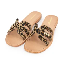 Mules hadamia léopard en cuir Femme LES TROPEZIENNES PAR M.BELARBI