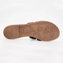 Mules hamia tan avec boucle dorée Femme LES TROPEZIENNES PAR M.BELARBI