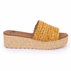 Mules plateforme rafia 10 63187 t36/41 Femme BIOSTOCK