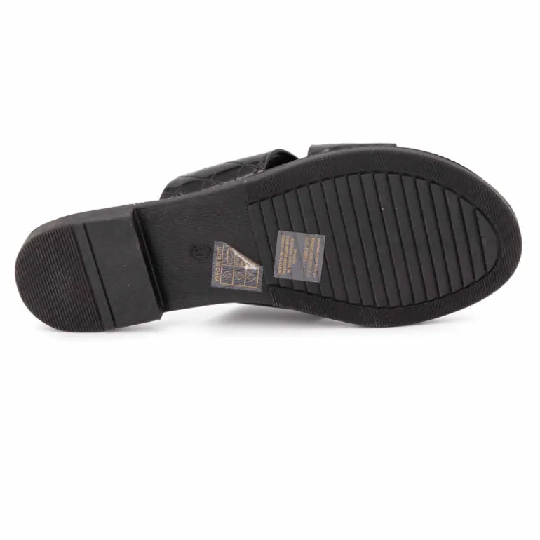 Mules plates à brides croisées Femme MARIAMARE