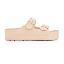 Mules plates à double bride Femme LOVETT