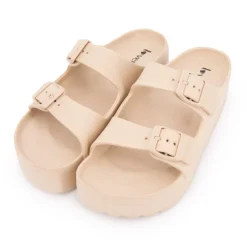 Mules plates à double bride Femme LOVETT