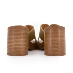 Mules serraje à talon plateforme Femme CARLA TORTOSA