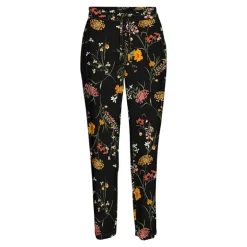 Pantalon à fleurs droit avec cordon de serrage Femme VERO MODA